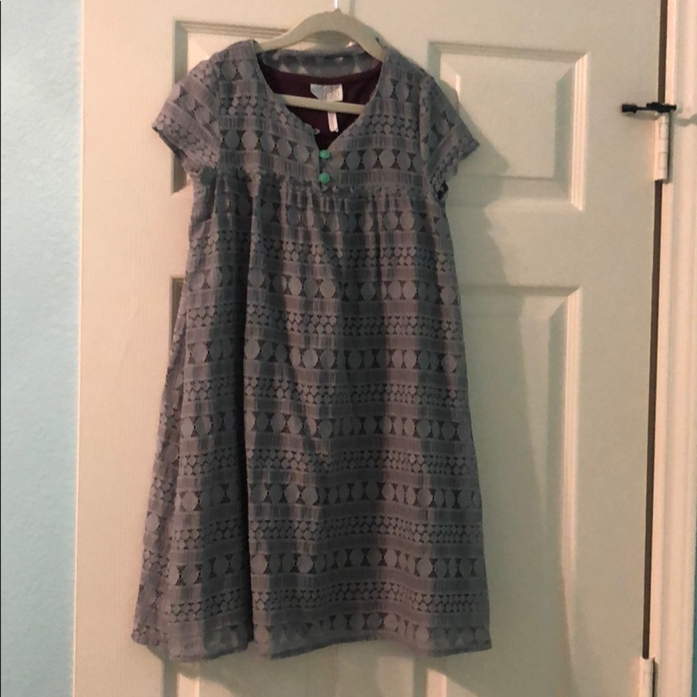 435 by Matilda Jane size 10 grey dress